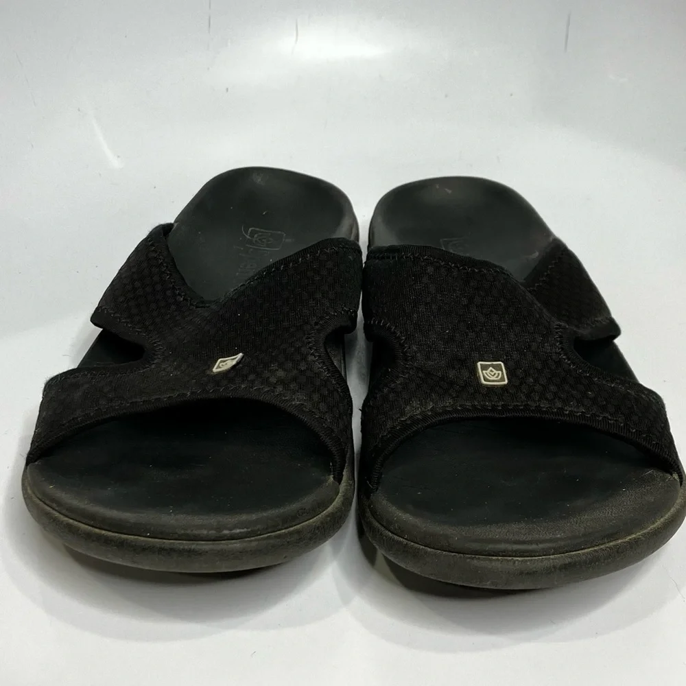 Spenco Breeze Men’s orthotics slides‎ black size 10